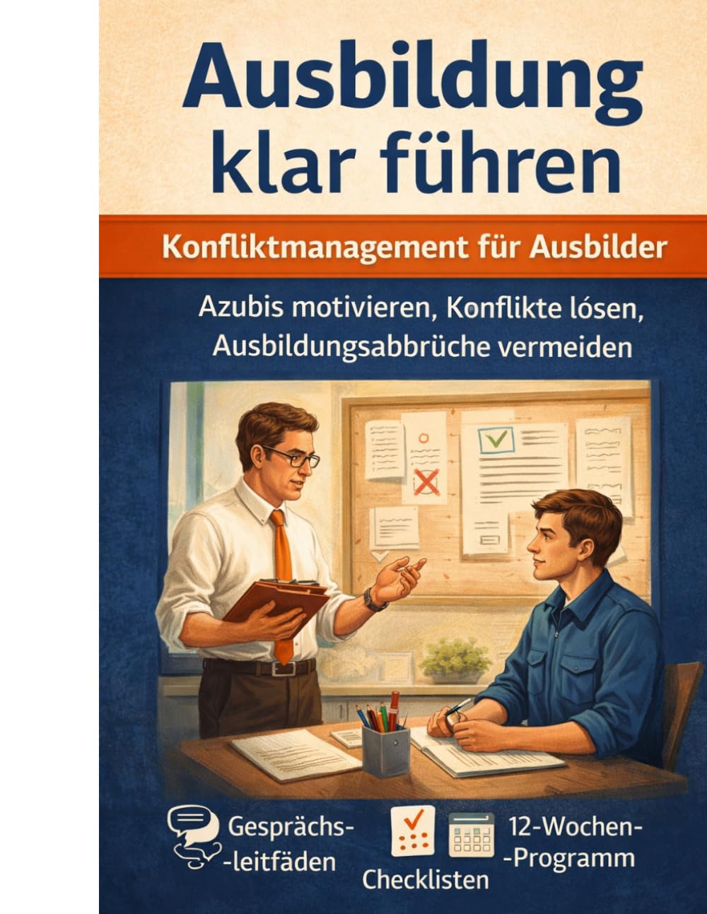 Ausbildung klar führen: Konfliktmanagement für Ausbilder – Azubis motivieren, Konflikte lösen, Ausbildungsabbrüche vermeiden. Praxis-Handbuch mit Gesprächsleitfäden und Checklisten