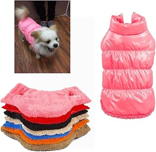 Rantow Autunno Inverno Cane di Cane da Compagnia, Caldo Cappotto, 7 Colori Pet Classico Outwear Giù Giacca per Teddy, Yorkshire Terrier, Chihuahua, Pomerania