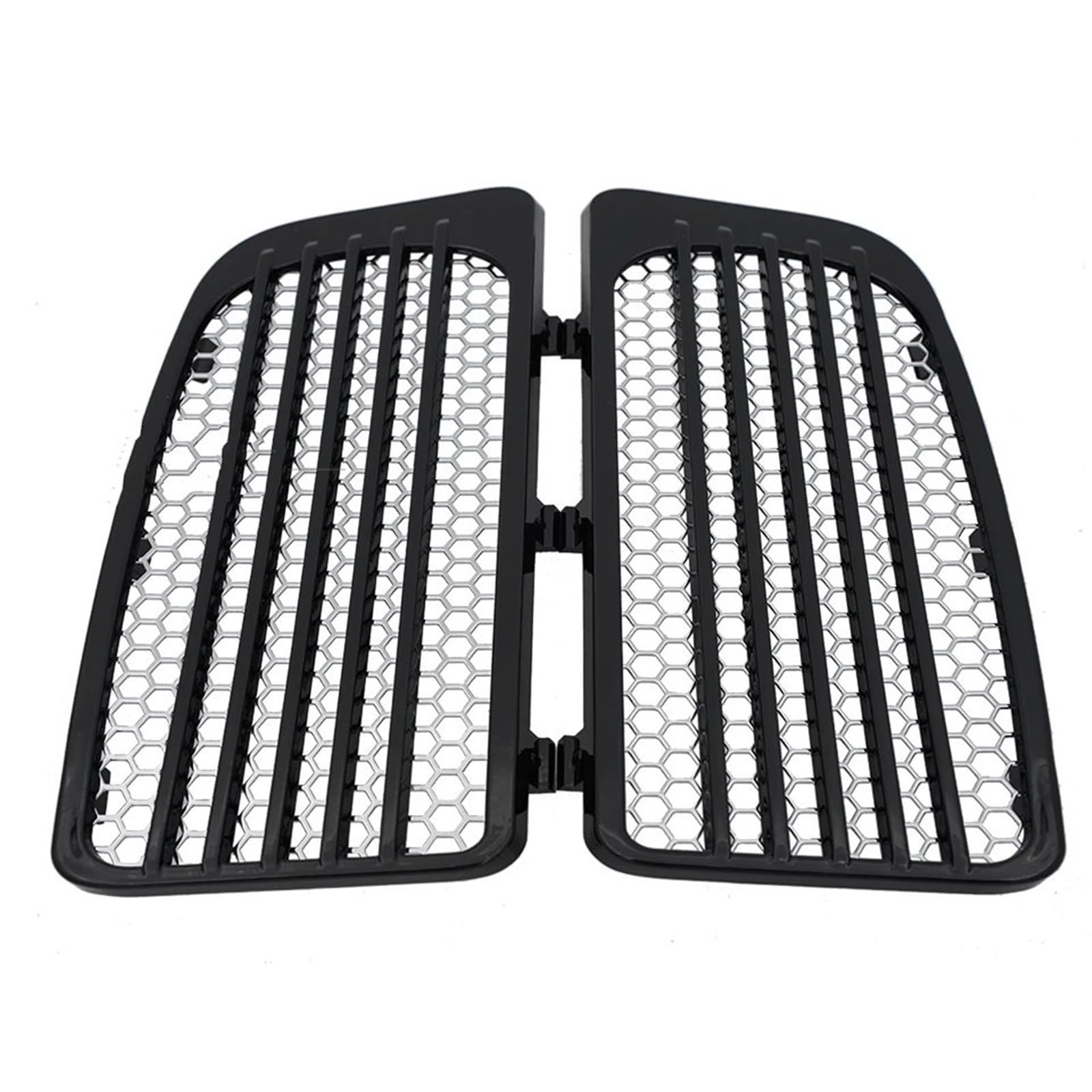 Osłona chłodnicy oleju Akcesoria motocyklowe Kratka chłodnicy Dolna osłona owiewki pasuje do Touring Electra Glide Road(Blak Chrome)