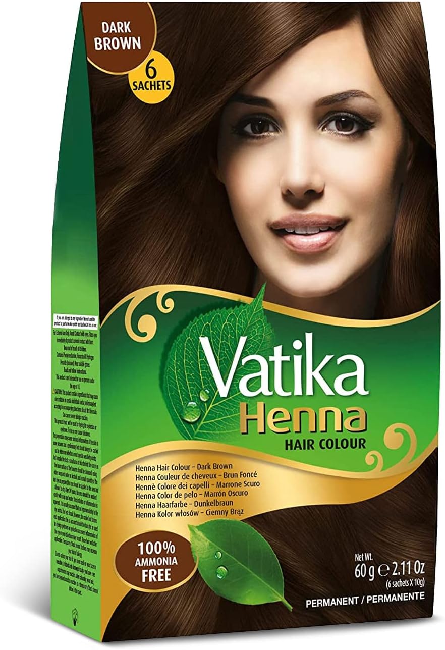 Vatika Henna Dark Brown 60g Amazon.ca Beauty & Personal Care