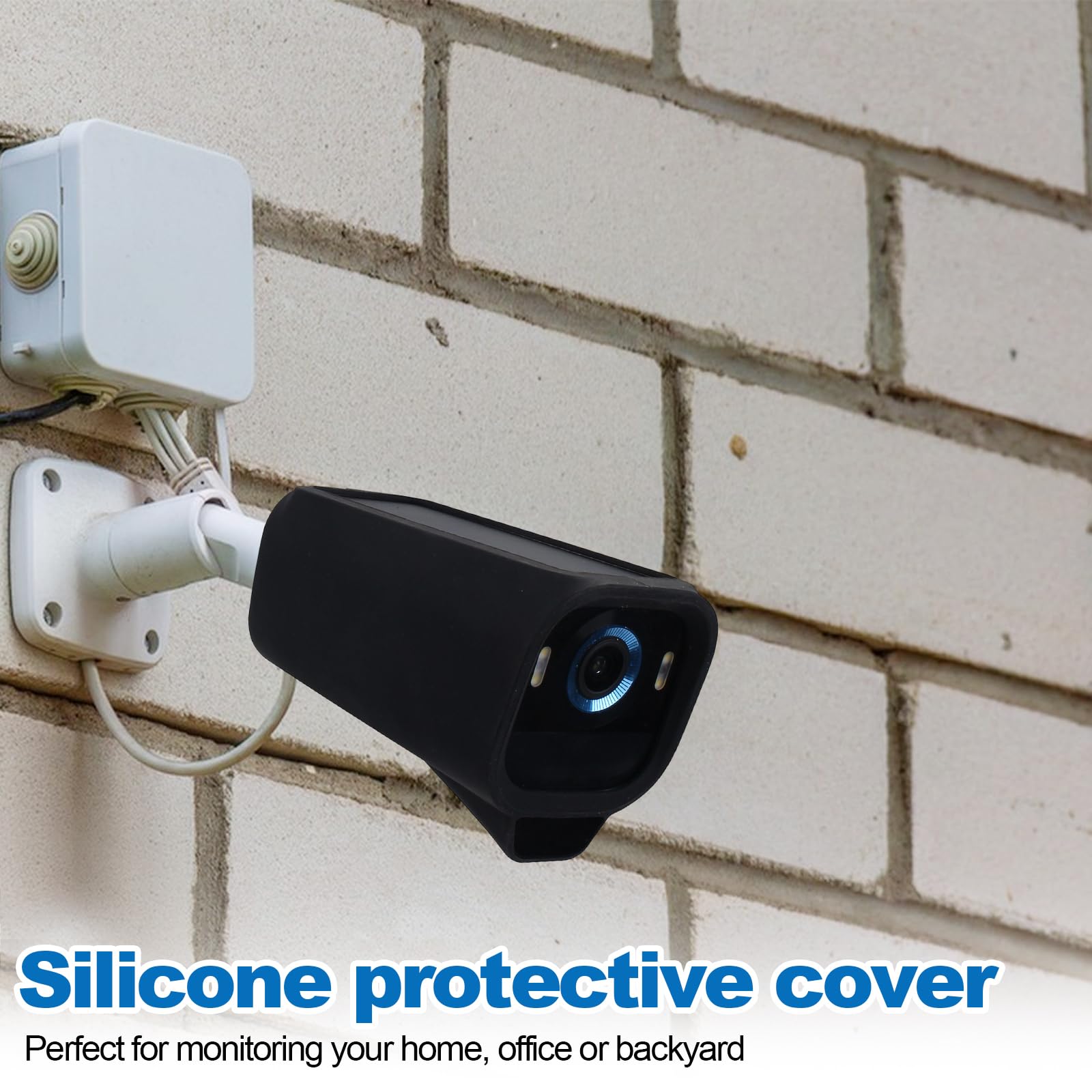 Etui ochronne do Eufy Security eufyCam S3 Pro, 2 sztuki, odporne na warunki atmosferyczne etui ochronne do kamery bezpieczeństwa Eufycam S3 Pro (czarne)