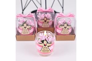 Exquisite Glass Candle Jars: Baptism Keepsakes for Cherished Girls