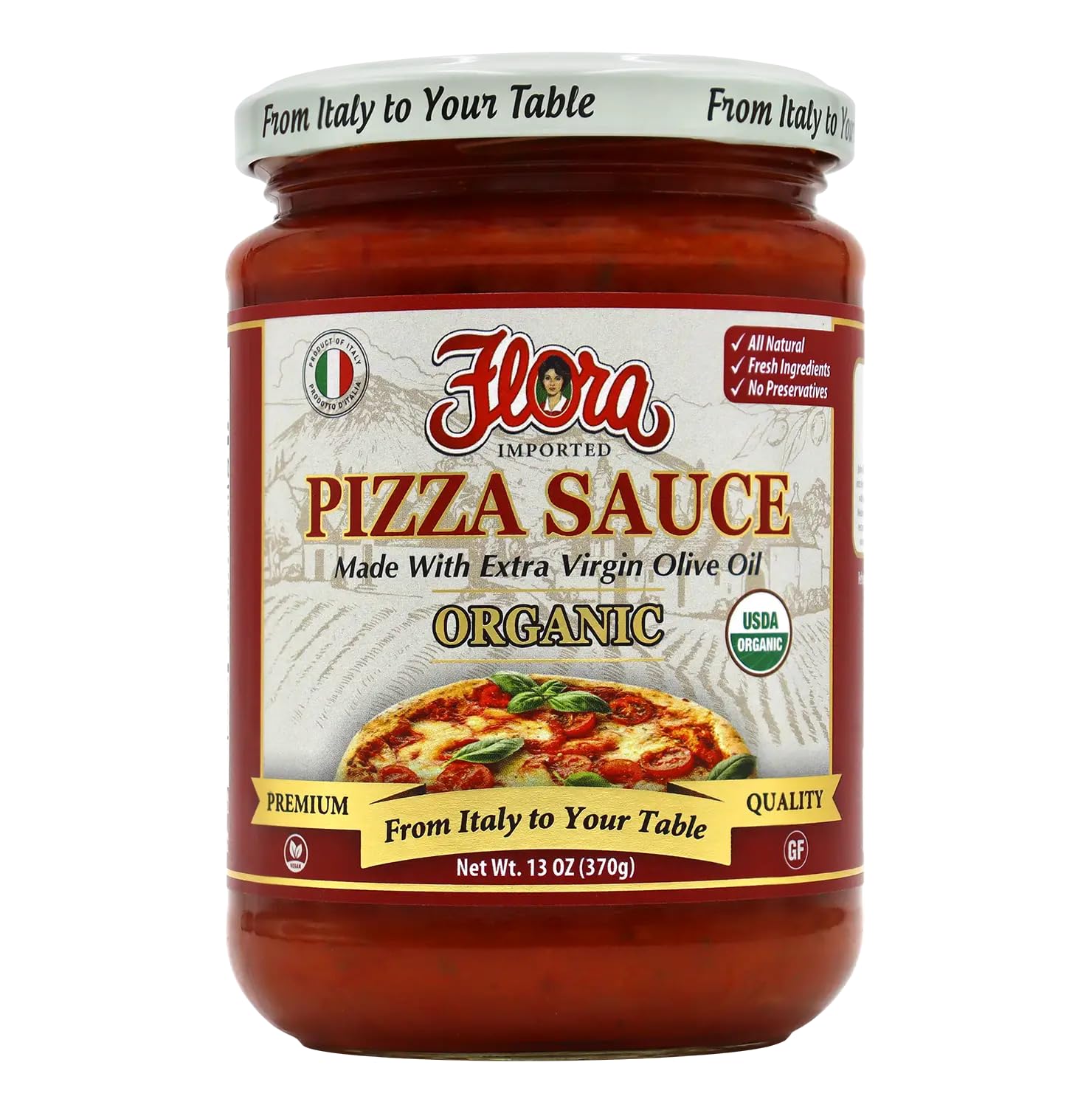 Amazon.com: Pizza Sauce by Flora Foods- Organic, Gluten Free