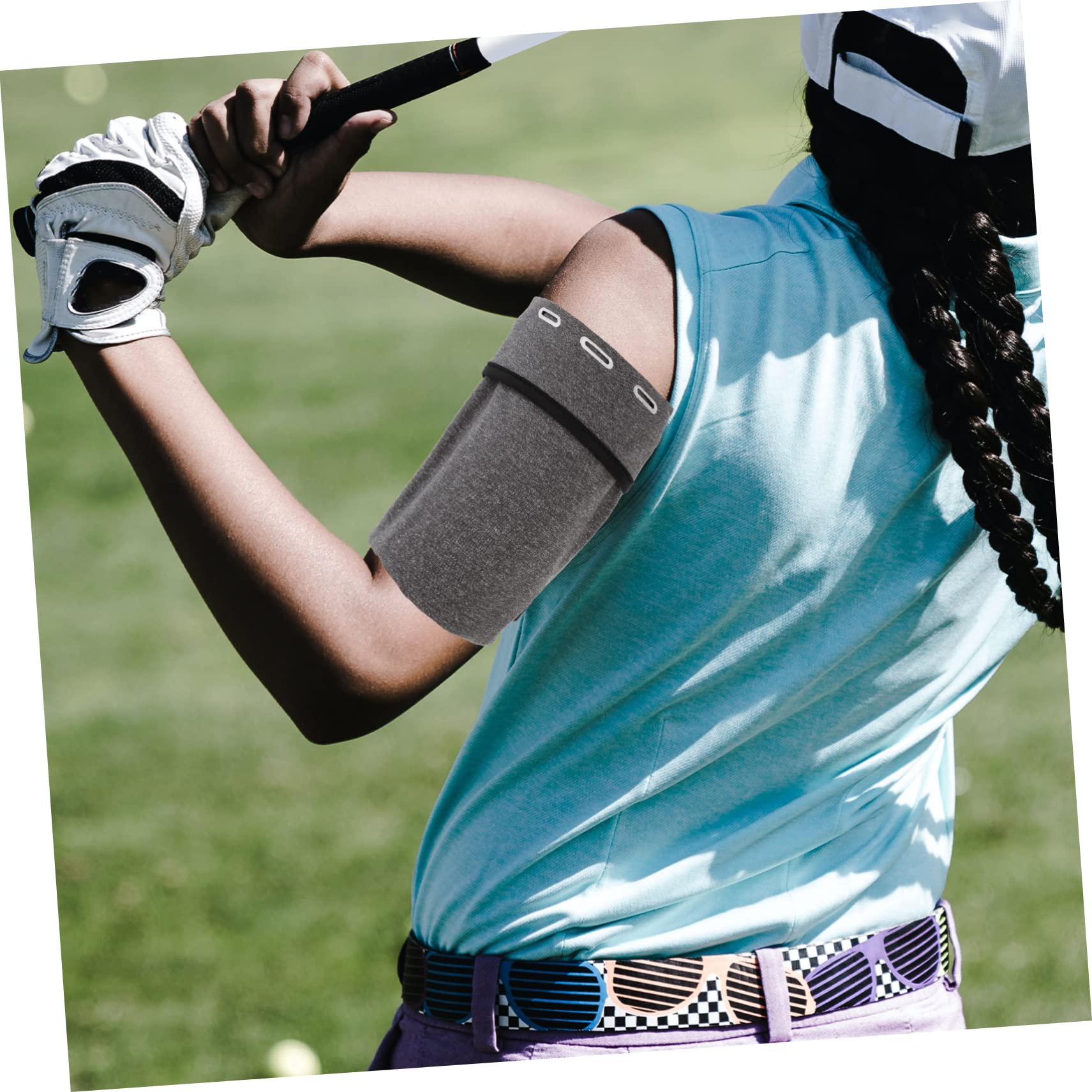 HOMSFOU 5pezzi Fascia Sportiva Per Telefono Armband Per Running e Attività All Aperto Porta Cellulare Resistente e Pratico Per Jogging Palestra e Viaggi