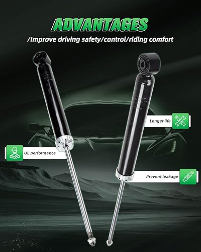 Miniatura 2 de SCITOO - Amortiguador trasero para VW se adapta a 2009 2010 2011 2012 2013 CC, 2008 R32,2006 2007 2008 2009 Conejo Shocks 344459 Struts - Juego de 2