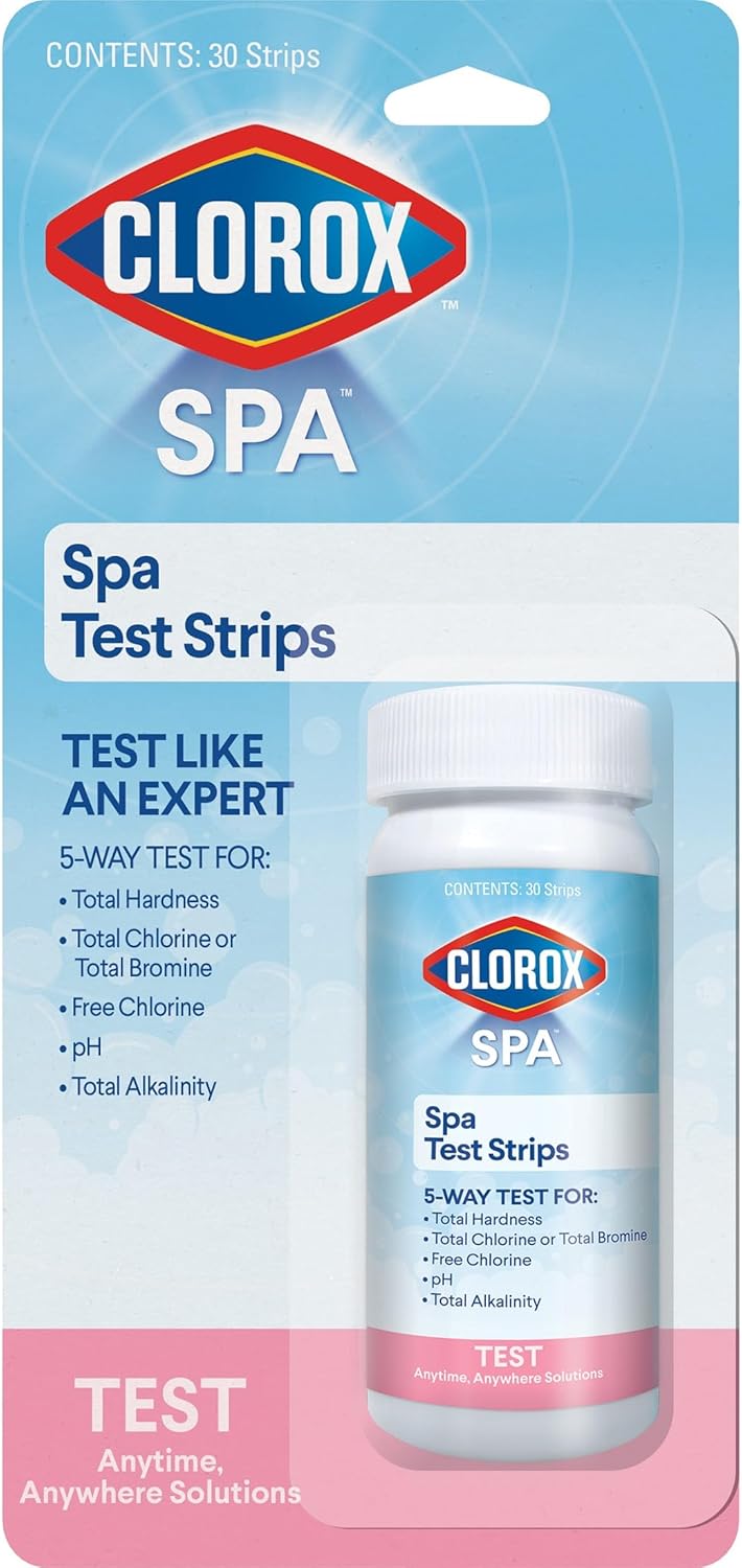 Clorox® Pool&Spa™ Test Strips, 5-Way Test Strips, 30 Strips