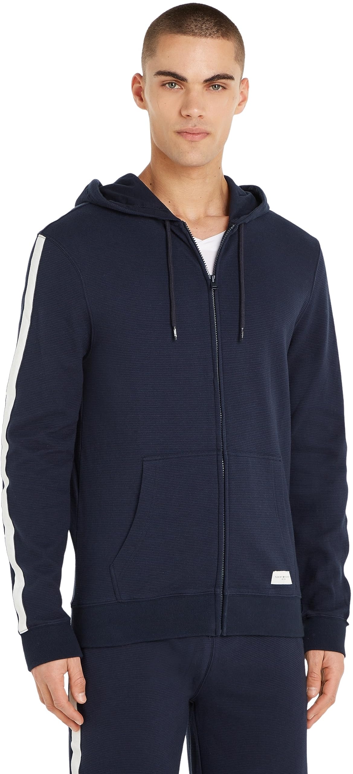 Tommy Hilfiger Herren Hoodie mit Reißverschluss mit Kapuze