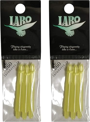 Miniatura 63 de Cañas de dardo de carbono – Bloqueadas y silenciosas (giratorias) – 9 tamaños – para dardos de punta suave y punta de acero – Ligeras, duraderas