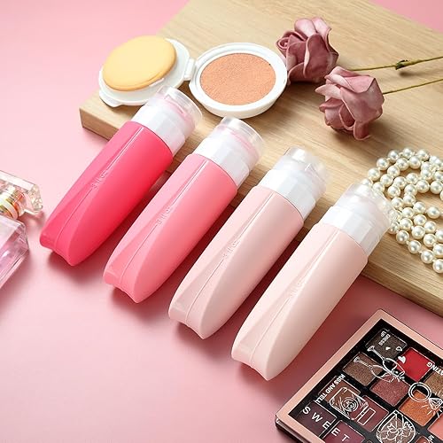 Miniatura 9 de Botellas de viaje para artículos de tocador, aprobadas por la TSA, artículos de aseo de tamaño de viaje de 3 onzas, sin BPA, a prueba de fugas,