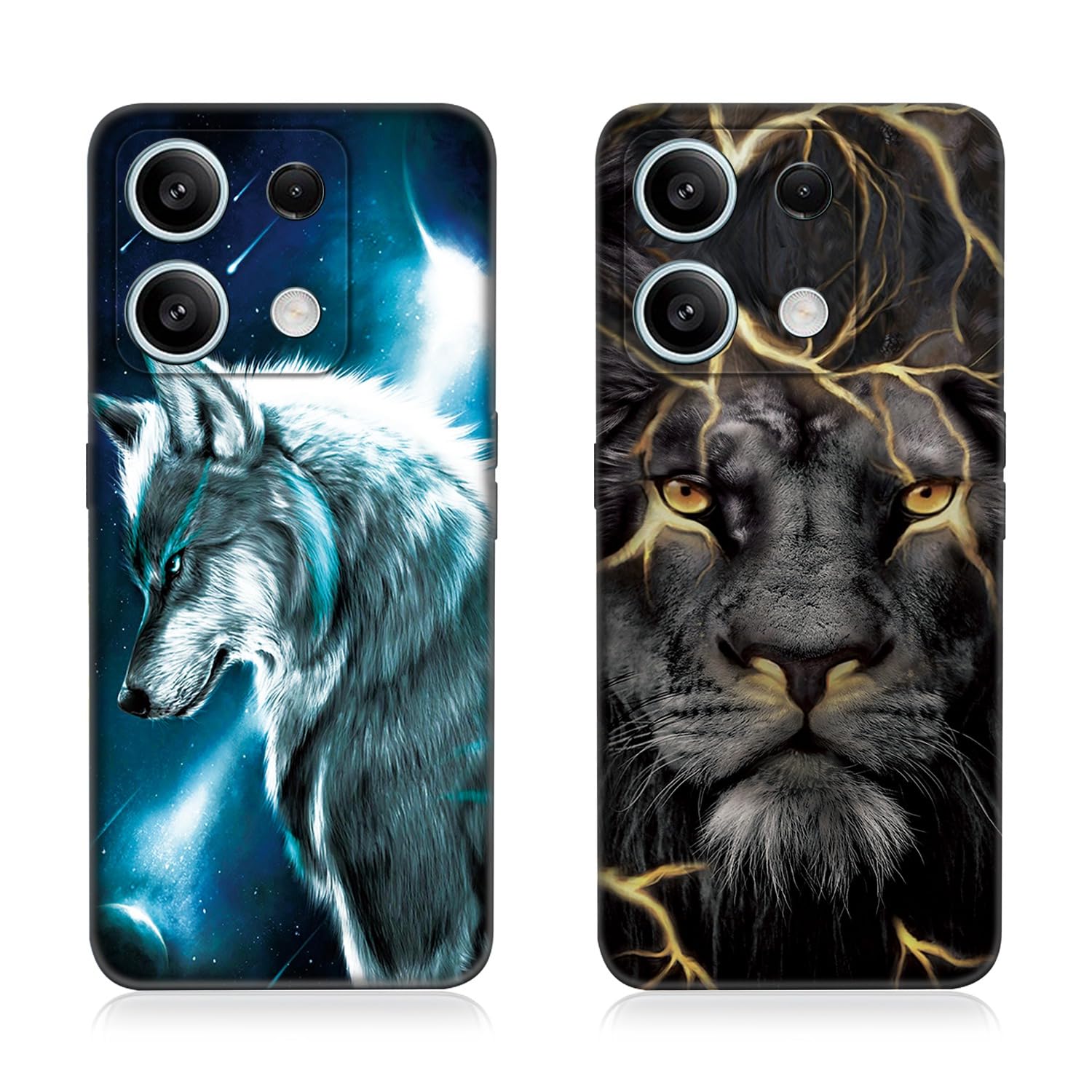 XINYEXIN Clear Cover per Xiaomi Redmi Note 13 4G Motivo Carino Gatto Custodia Trasparente Antiurto Morbido TPU Bumper Case - Cat