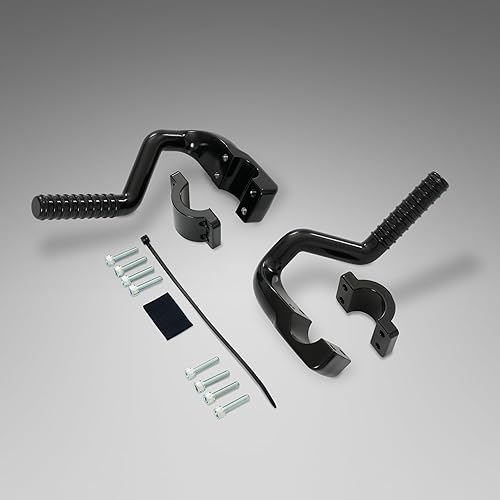 Miniatura 2 de Mostrar Clavijas ajustables cromadas negras para Can-Am Ryker 41-422BK