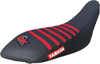 QK RACING Seat Cover - Compatible Fit for Yamaha Raptor Seat Cover 700 700 R Seat Cover 2006-2021 (Red/Black)