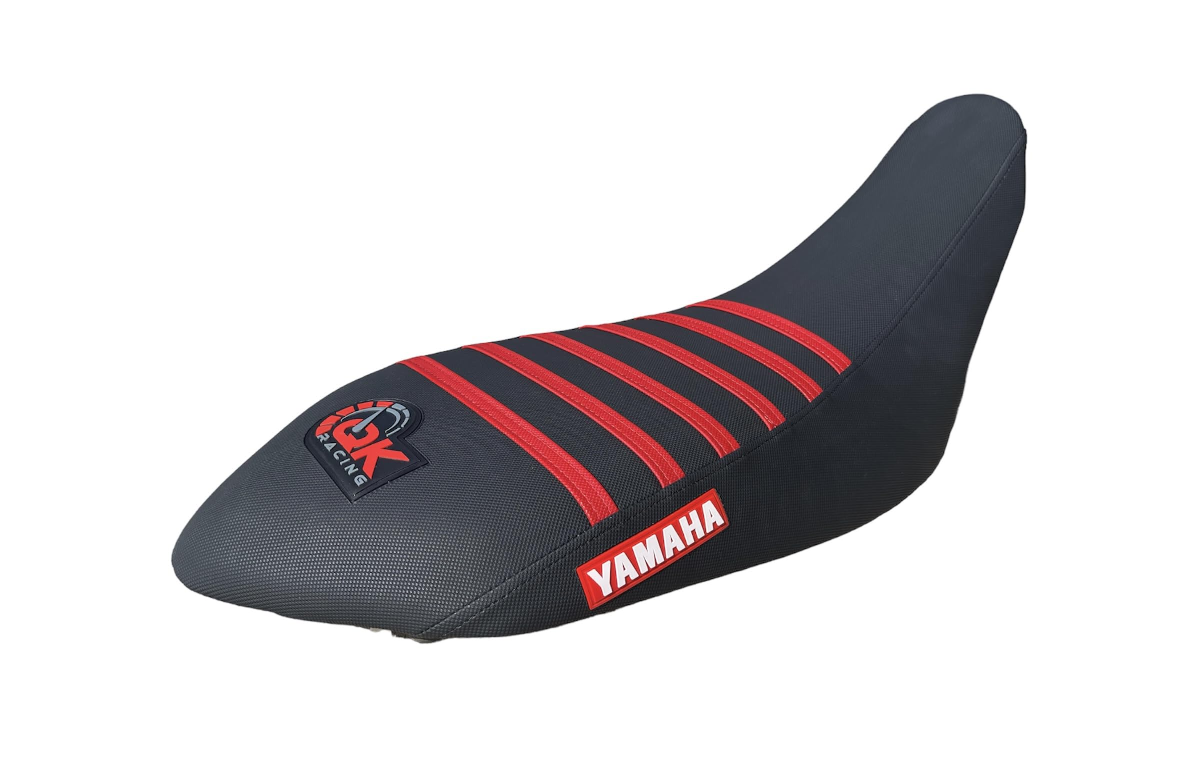 QK RACING Seat Cover - Compatible Fit for Yamaha Raptor Seat Cover 700 700R Seat Cover 2006-2021 (Red/Black)