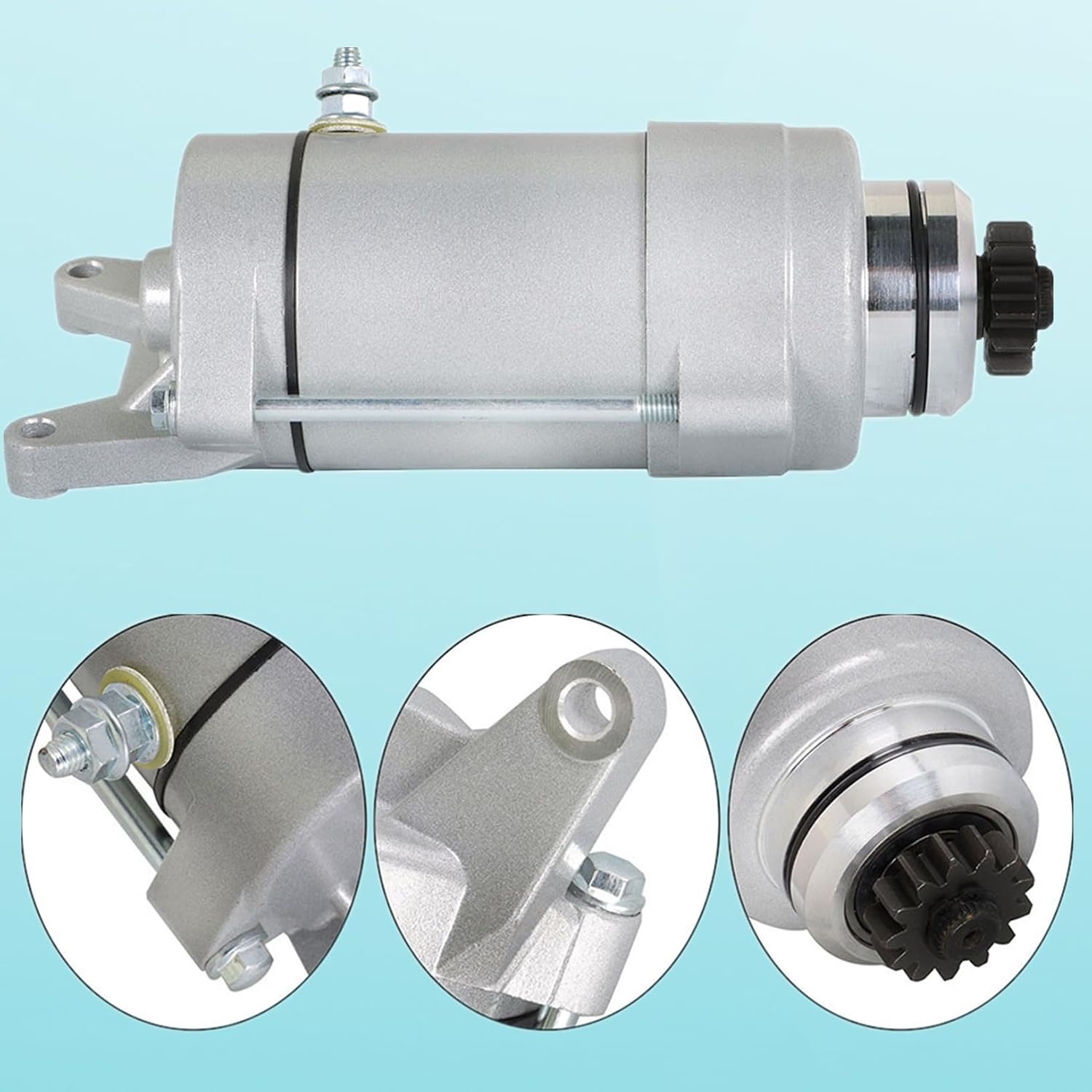 LABLT Starter Motorcycle Starter Replacement for Yamaha V-Star 1100 XVS1100 1999-2009 5EL81890-00-00 5EL81890-01-00