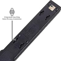 Vista 3 de Yaxa Basics Surge Protector Power Strip, 6-Outlet, 790 Joules, LED Indicator, 6ft Extension Cord, 10-Pack , Black