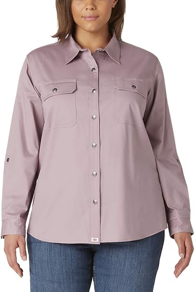 Long Sleeve Roll-tab Work Shirt 