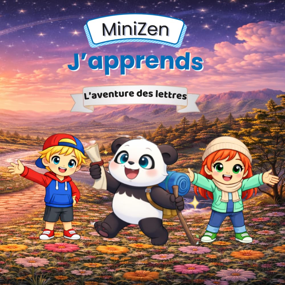 J'apprends les lettres: Une aventure amusante pour découvrir l'alphabet avec Pako – Livre éducatif MiniZen pour enfants de 3 à 5 ans (MiniZen - J'apprends)