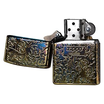 Amazon.com: Zippo 2GI-Z5KARA Windproof, Brass Lighter, 5