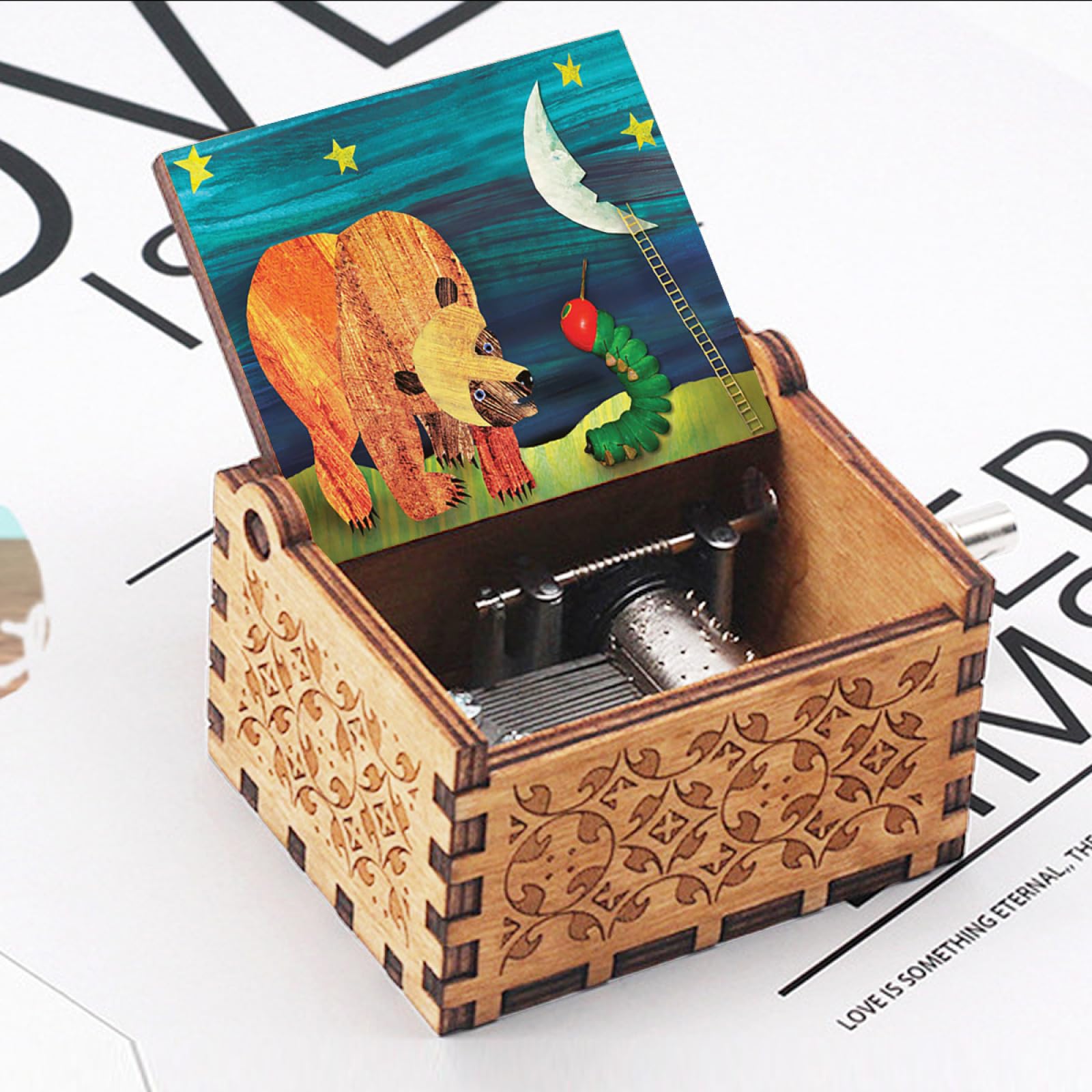 Amazon.co.jp: オルゴール 音楽ボックス はらぺこあおむし 絵本