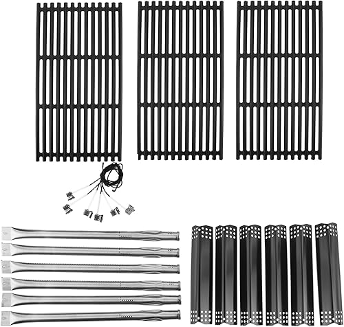 SafBbcue Kit de piezas de repuesto para parrilla Expert Grill 6 quemadores 720-0969 720-0969C 720-0969GB Rejillas de repuesto para parrilla de gas,