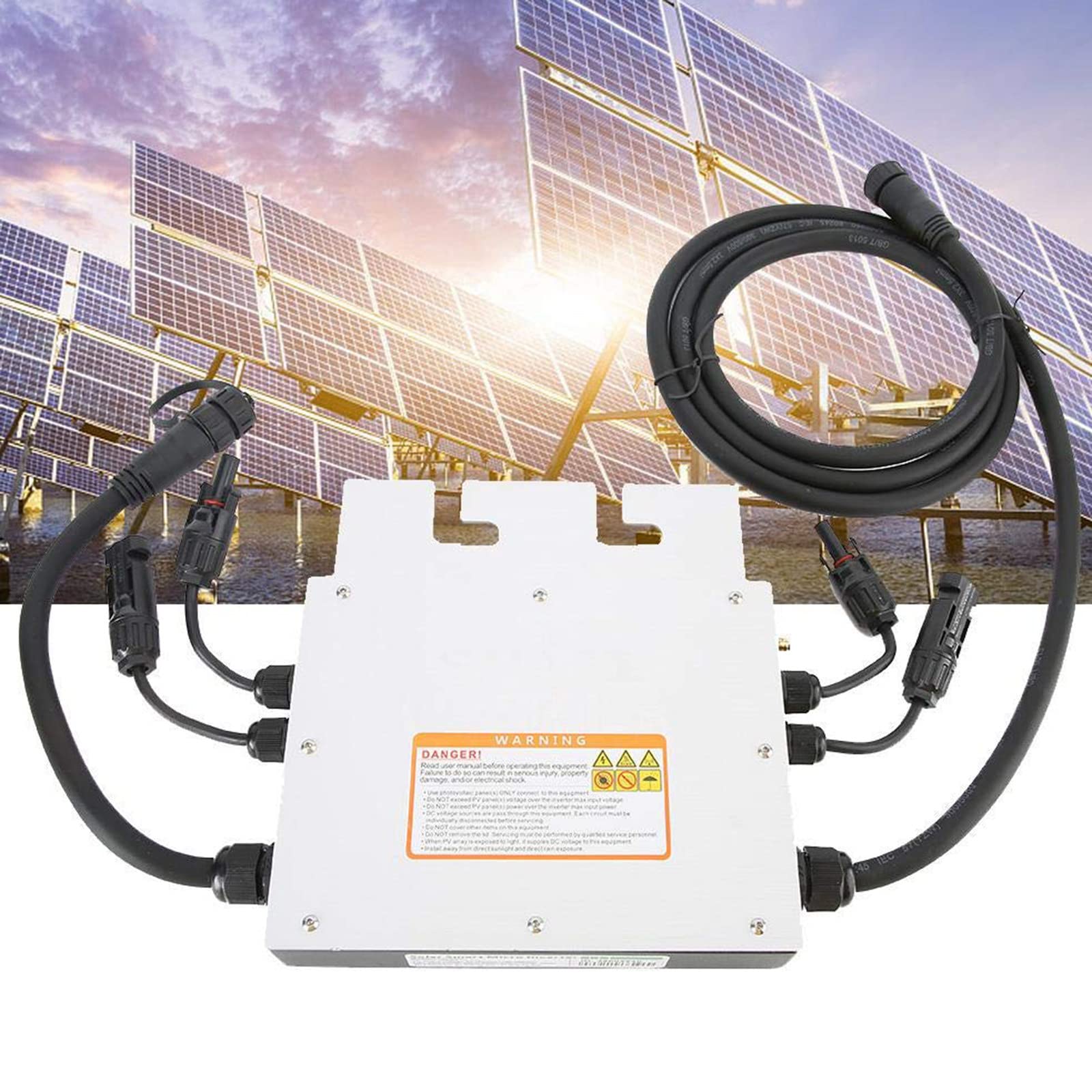Inverter Di Rete,Micro Inverter Solare Impermeabile Ip65,Micro Inverter Per Rete Fotovoltaica Solare Mppt Ingresso Serie Sg 18-50V Uscita 120-230V,SG600W