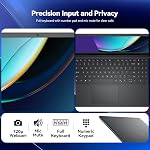 Dell 15 Business Laptop, 15.6" FHD Touchscreen Laptop, Intel Core i7-1355U, 32GB RAM, 1TB SSD, Windows 11 Home, Numeric Keypad, SD Card Reader, Carbon Black