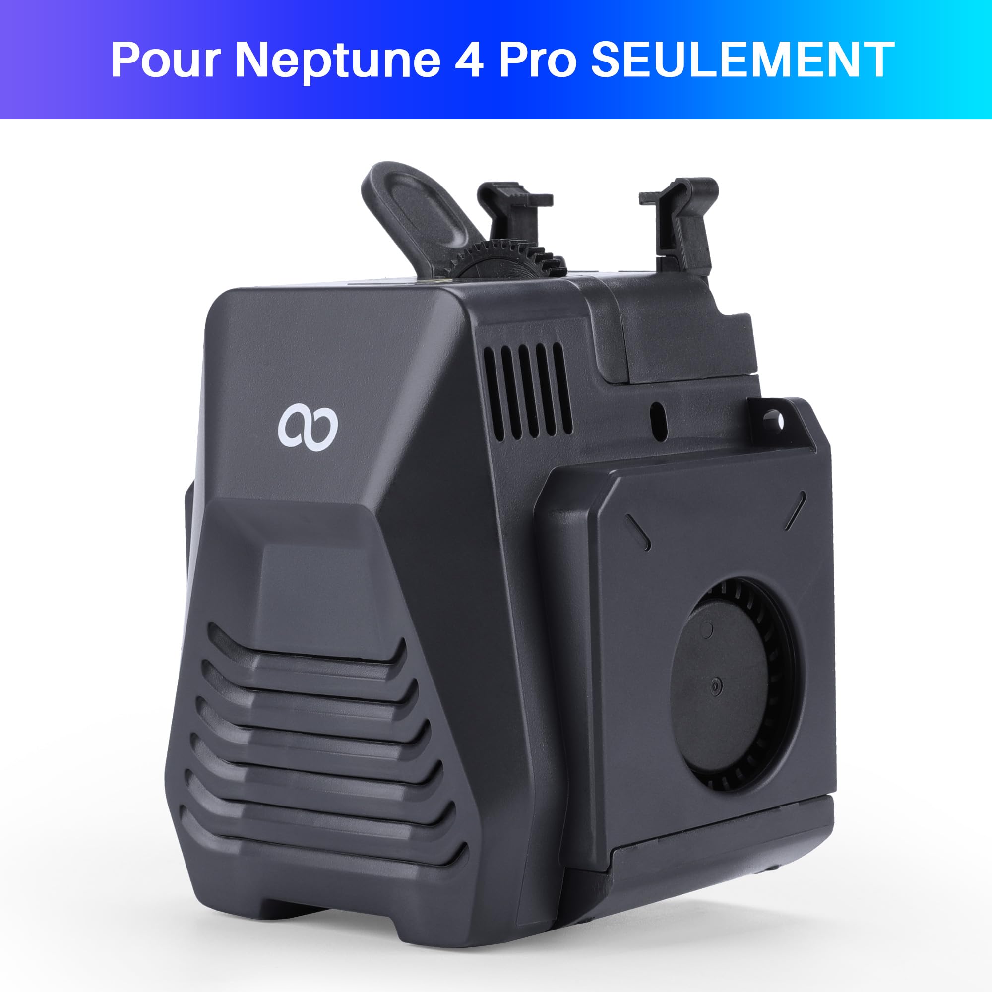 ELEGOO Extrudeuse Pour Imprimantes 3D, Extrudeuse à Entraînement Direct Double Engrenage Entièrement Assemblée, Accessoires Officiels Pour Imprimantes 3D Neptune 4 Pro