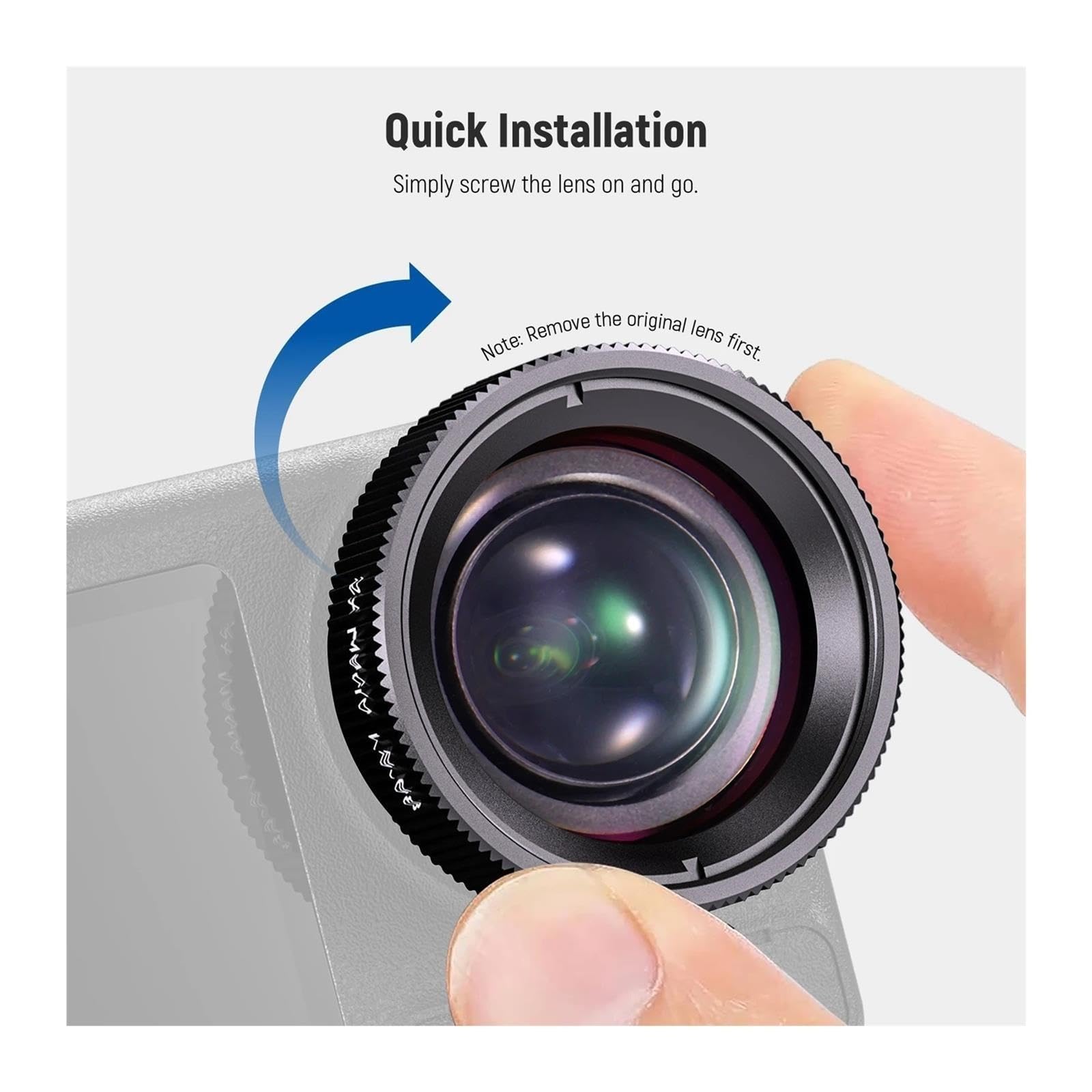 Obiettivo macro 2X compatibile con DJI Osmo Action 5 Pro Action 4