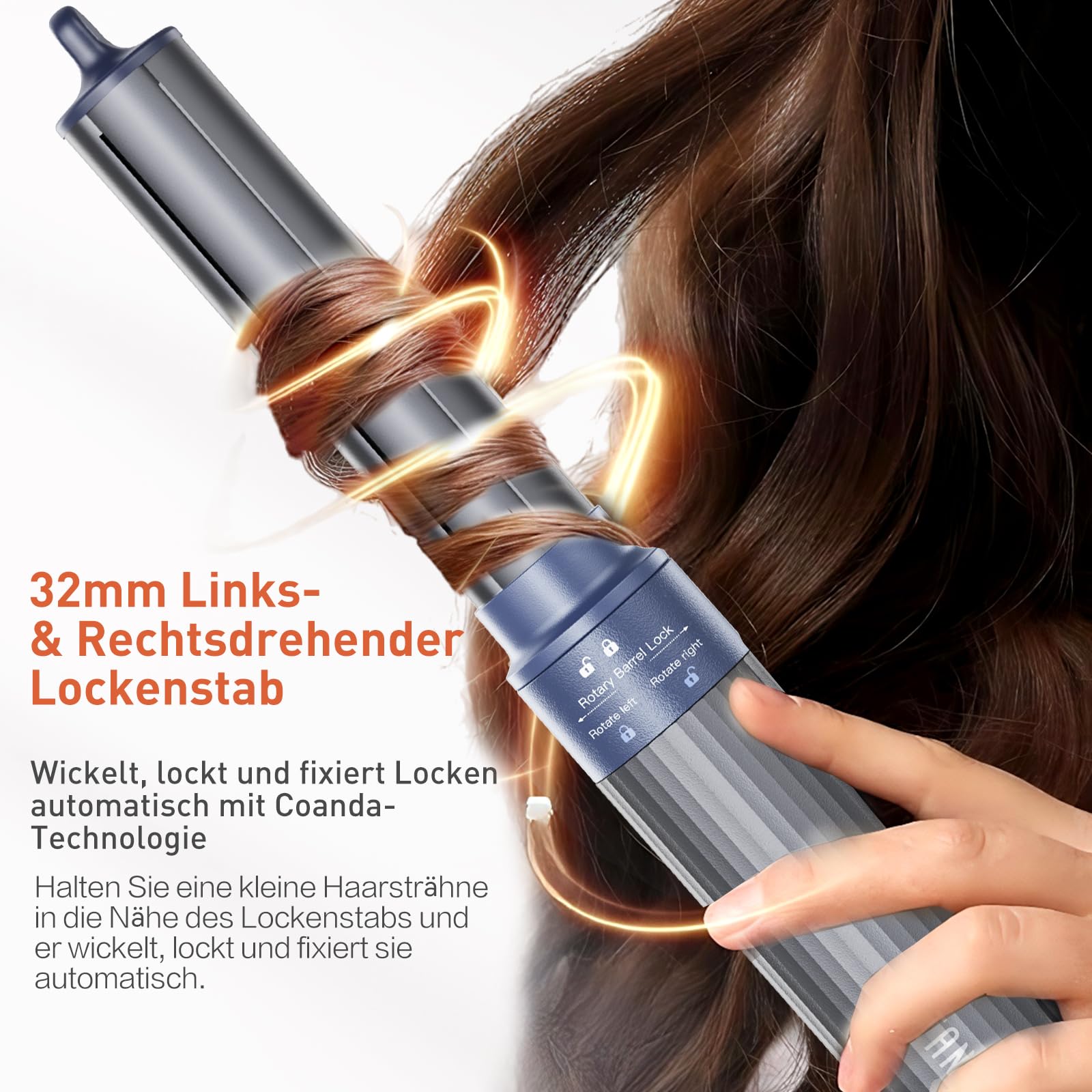 TANSHINE 5-in-1 Hairstyler 1400W Ionen Föhn Heißluftbürste Warmluftbürste