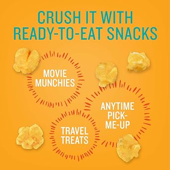 Angies BOOMCHICKAPOP Cheddar Cheese Popcorn, 4.5 Ounce Bag (Pack of 12 Bags)