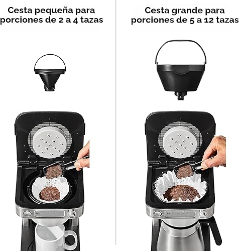 Miniatura 6 de OXO Cafetera Brew de 12 tazas con función de una sola porción sin vaina, color plateado