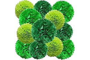 We Moment Green Paper Pom Poms - An Eco-Friendly Decor for All Occasions