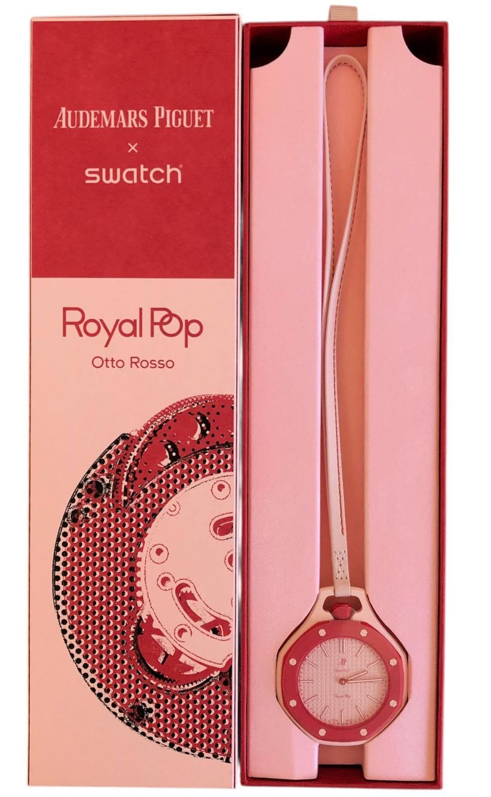 Swatch Orologio x Audemars Piguet Bioceramic Royal Pop Otto Rosso
