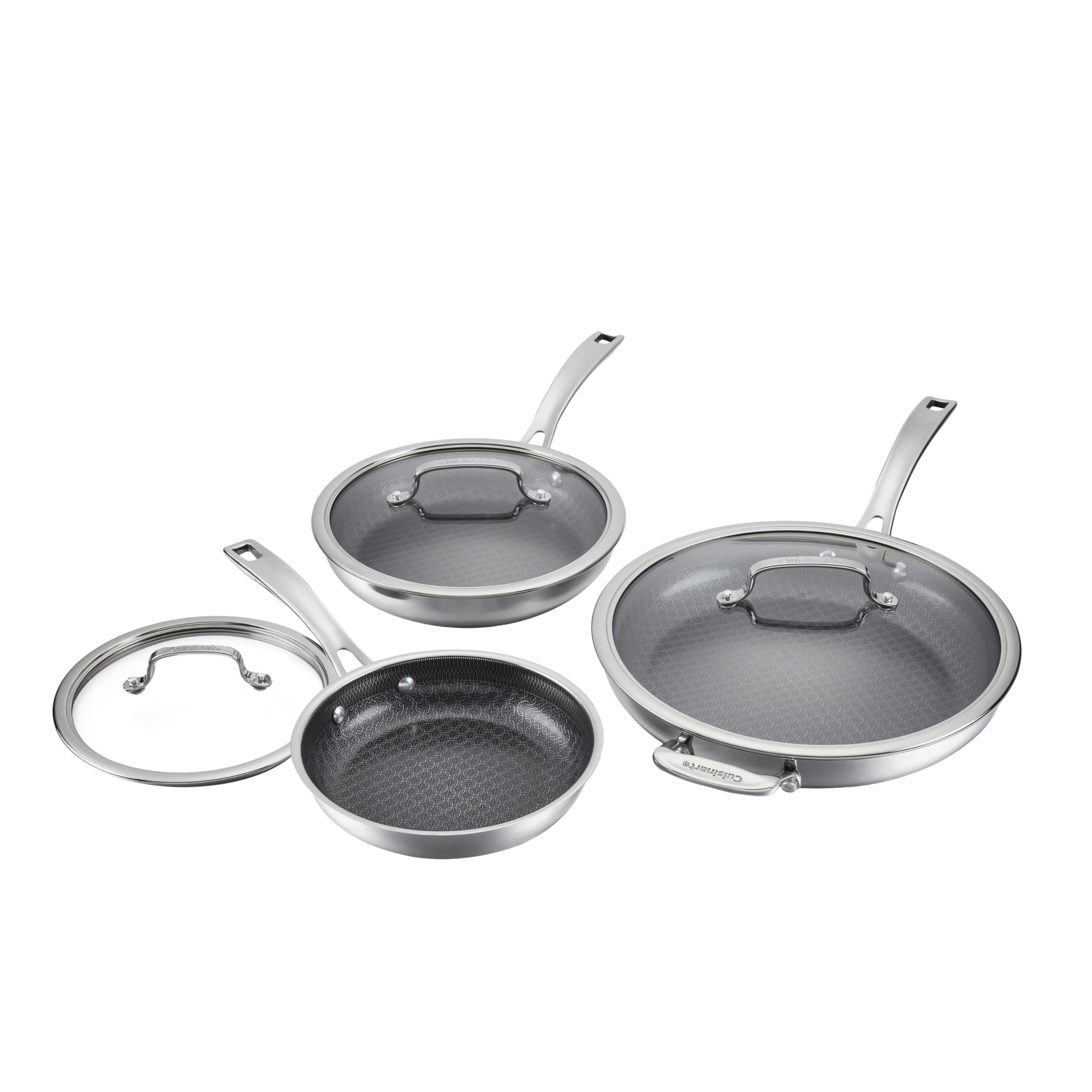 Cuisinart FusionPlus™ 6-Piece Non-Stick Stainless Steel Skillets