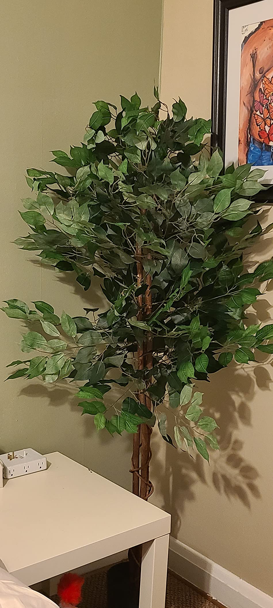 17/mo Finance 2 Pack 6.2ft Ficus Tree Artificial Tree Christmas Tree