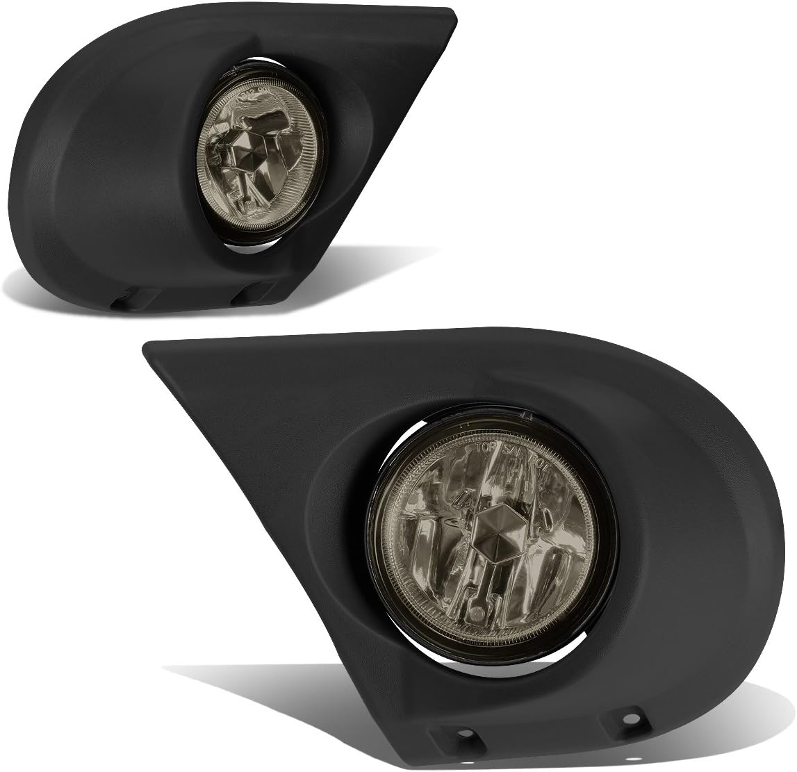 Auto Dynasty Fog Lights Assembly Compatible with 2003 2004 2005 Honda Pilot Front Bumper Driving Fog Lamps w/Bezel, Driver and Passenger Side, Amber Lens