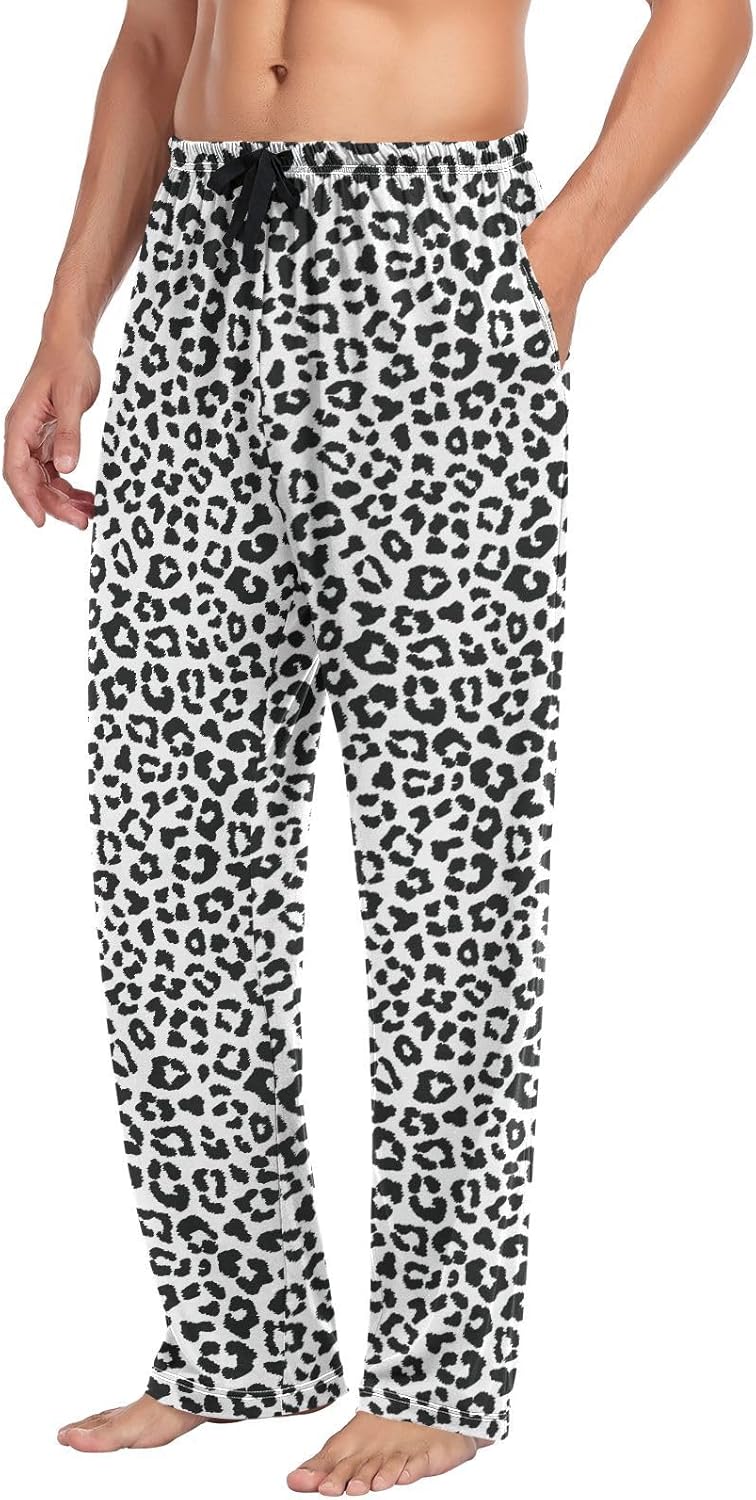 Eionryn Graphic Chess Pieces Mens Pajama Pants Lounge Men's Pajama Bottoms Soft Sleep Pants With Pockets S - Image 3