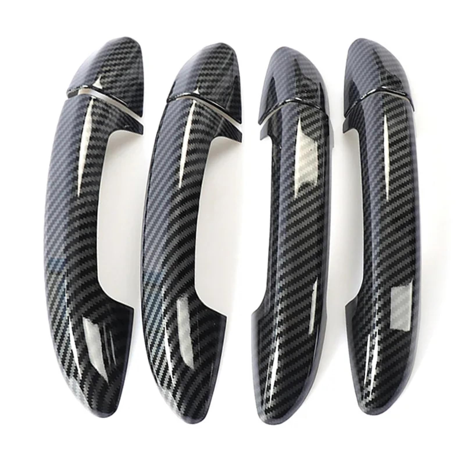 Bqwyedpl Carbon Fiber Fit For Vw Maiteng 2007-2016 Door Handle Decorative Bowl Scratch-Proof Modification Special Accessories Car Door Latch Handle(Carbon Fiber)