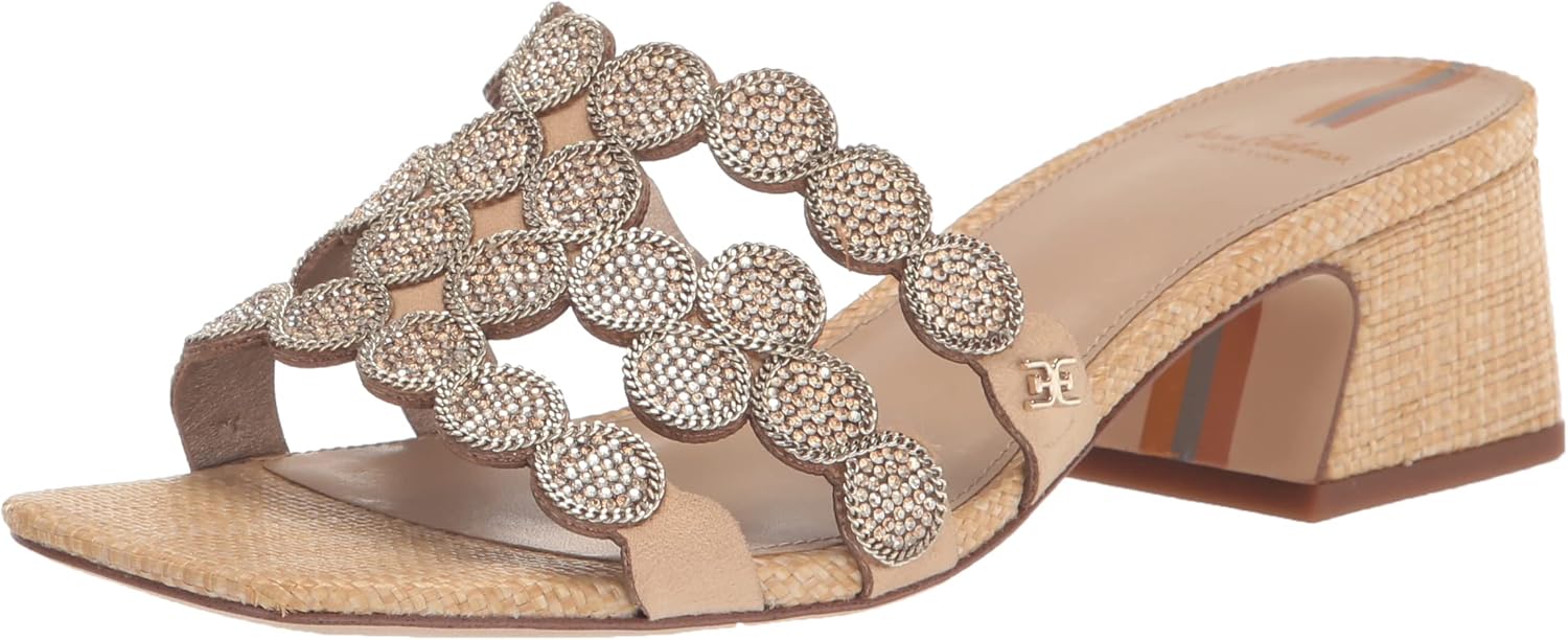 Sam Edelman Women's Winter Sandal, Gold Leaf, 5.5