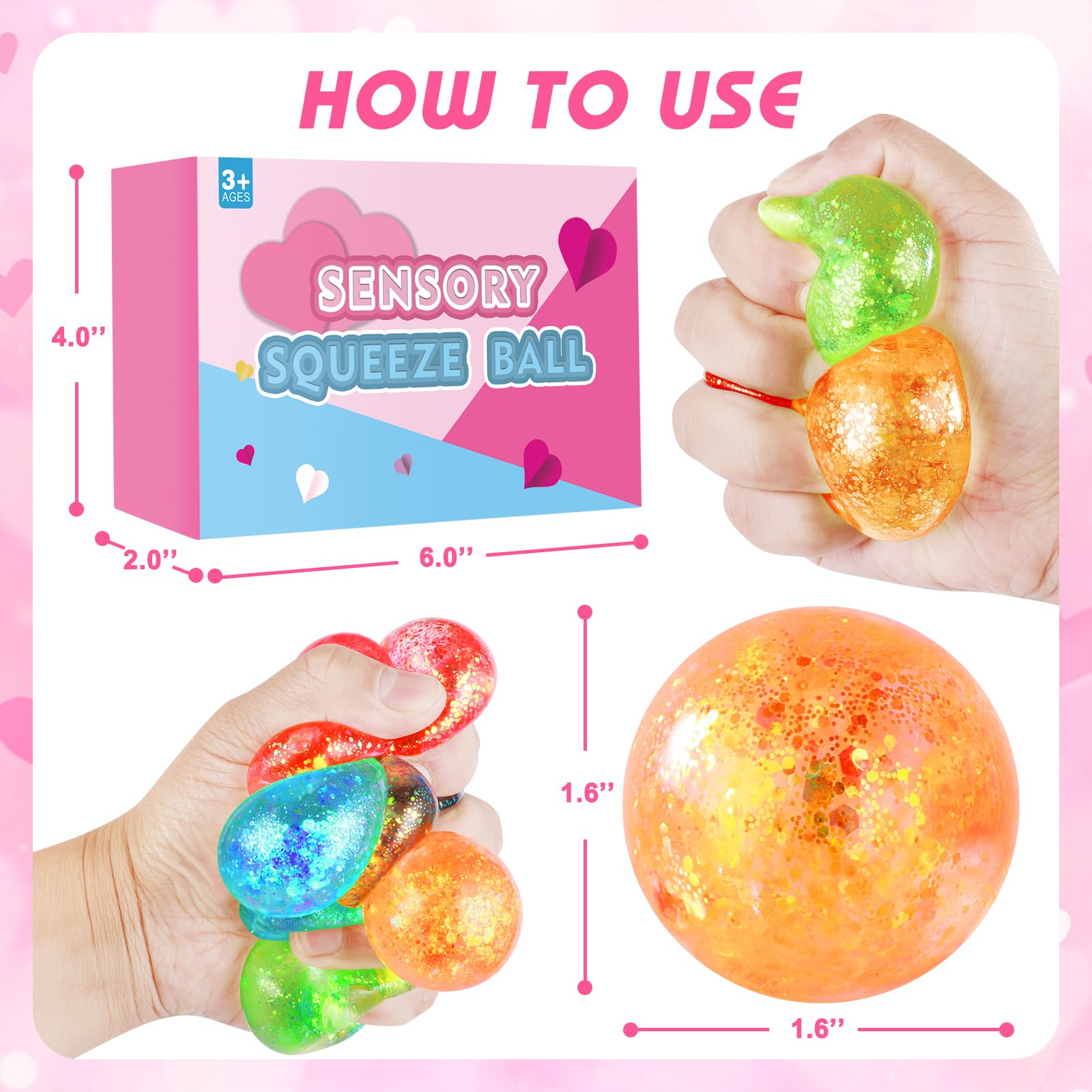 6Pcs Stress Balls Set - Image 3