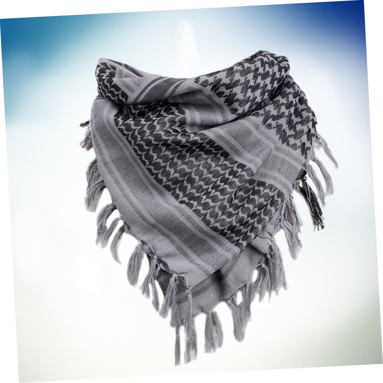SUPVOX Sciarpa Araba da Uomo in Cotone Quadrata Tattica, Calda e Traspirante per Attività Outdoor Autunnali, Stile Militare e Design Delicato