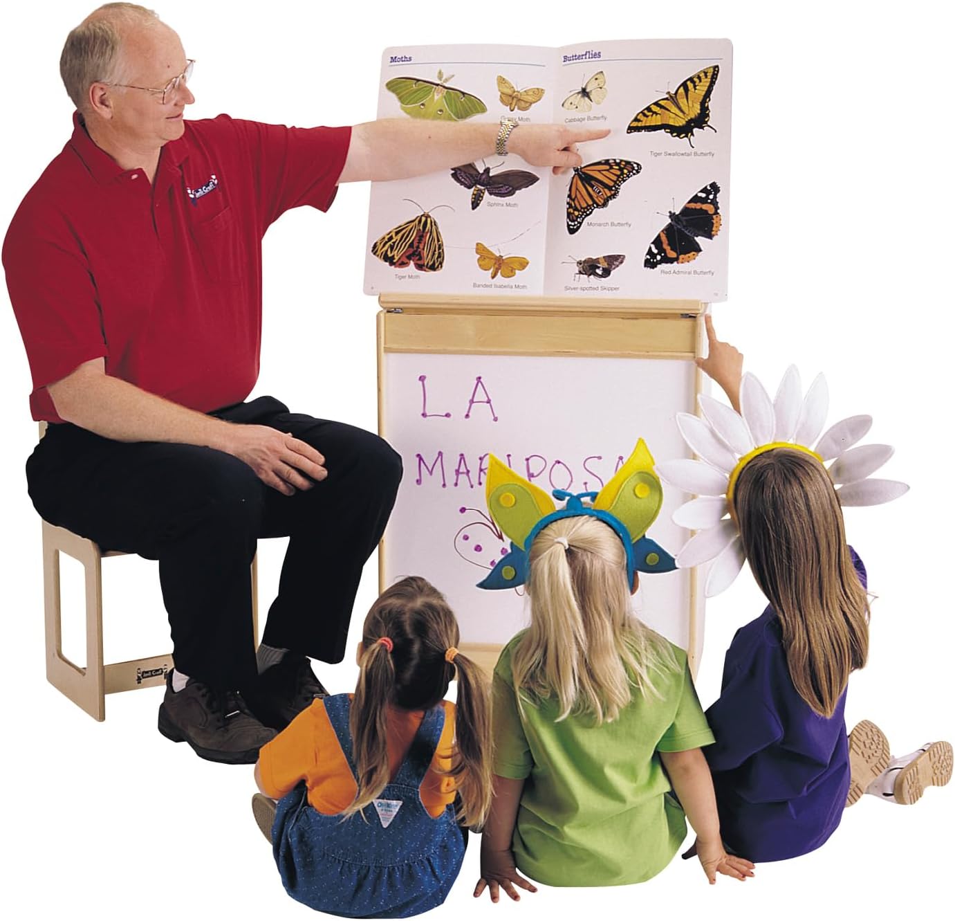 Jonti-Craft 0543JCMG Big Book Magnetic Write-n-Wipe Easel