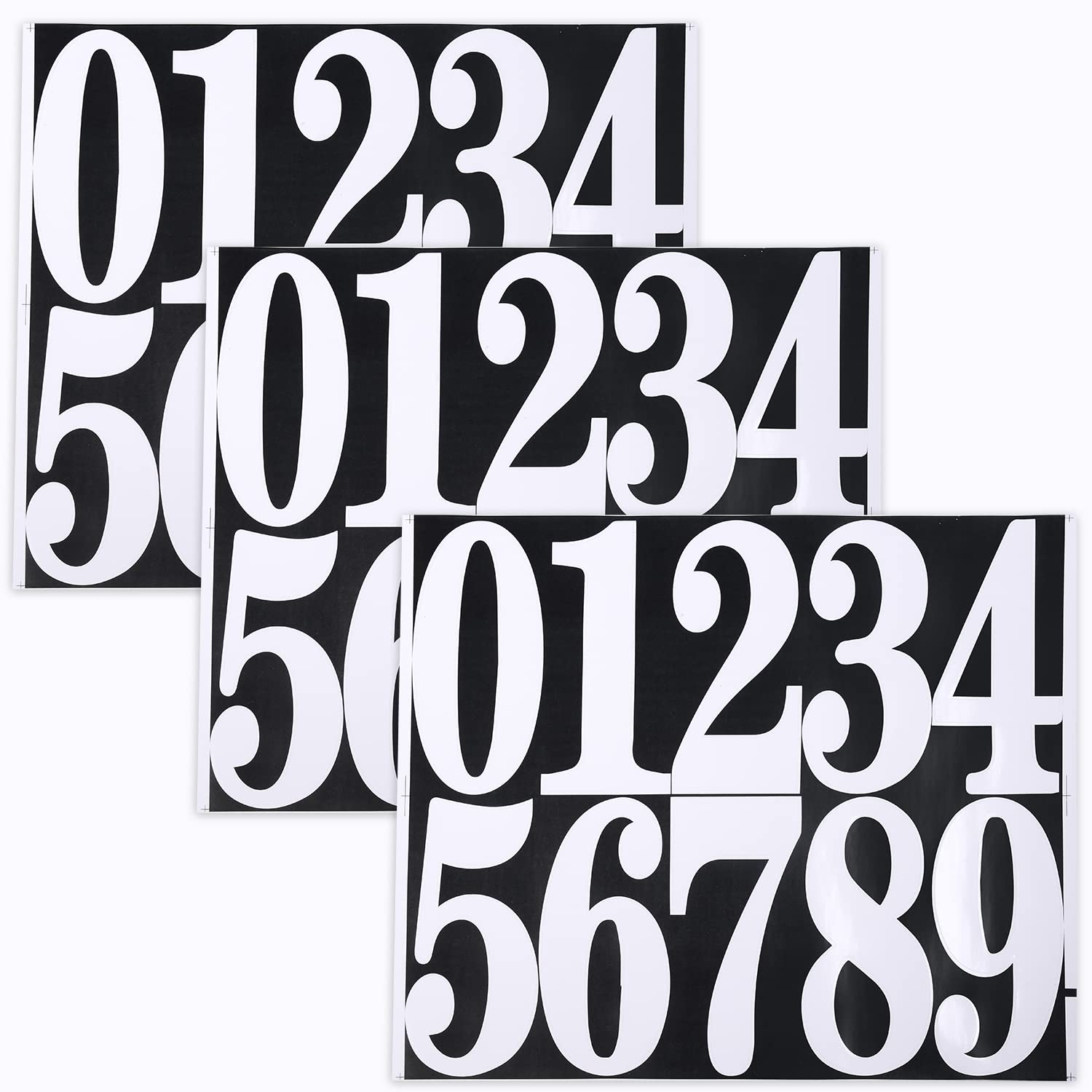 Amazon.co.jp: LYLDLSW 数字 シール アルファベットシール 大きい