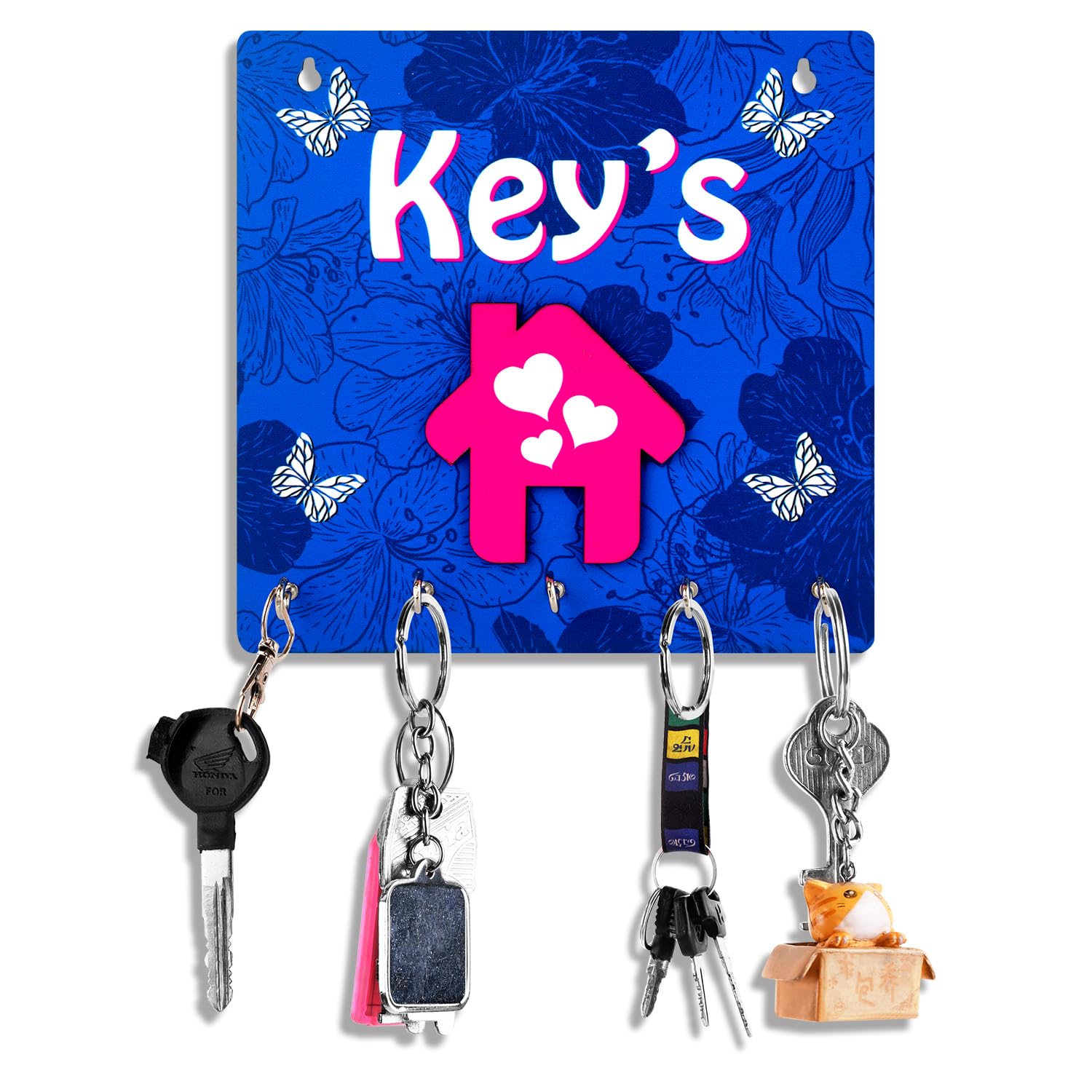 Sehaz Artworks Key Holder for Home Decor Stylish | Key Hooks - SQ_0002 (5 Hooks) (B0C8CXF5YP) Amazon Price History, Amazon Price Tracker