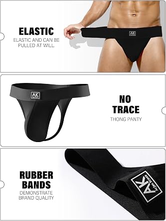 Arjen Kroos Mens Sexy Thongs Underwear Pouch G-String Athletic Supporter