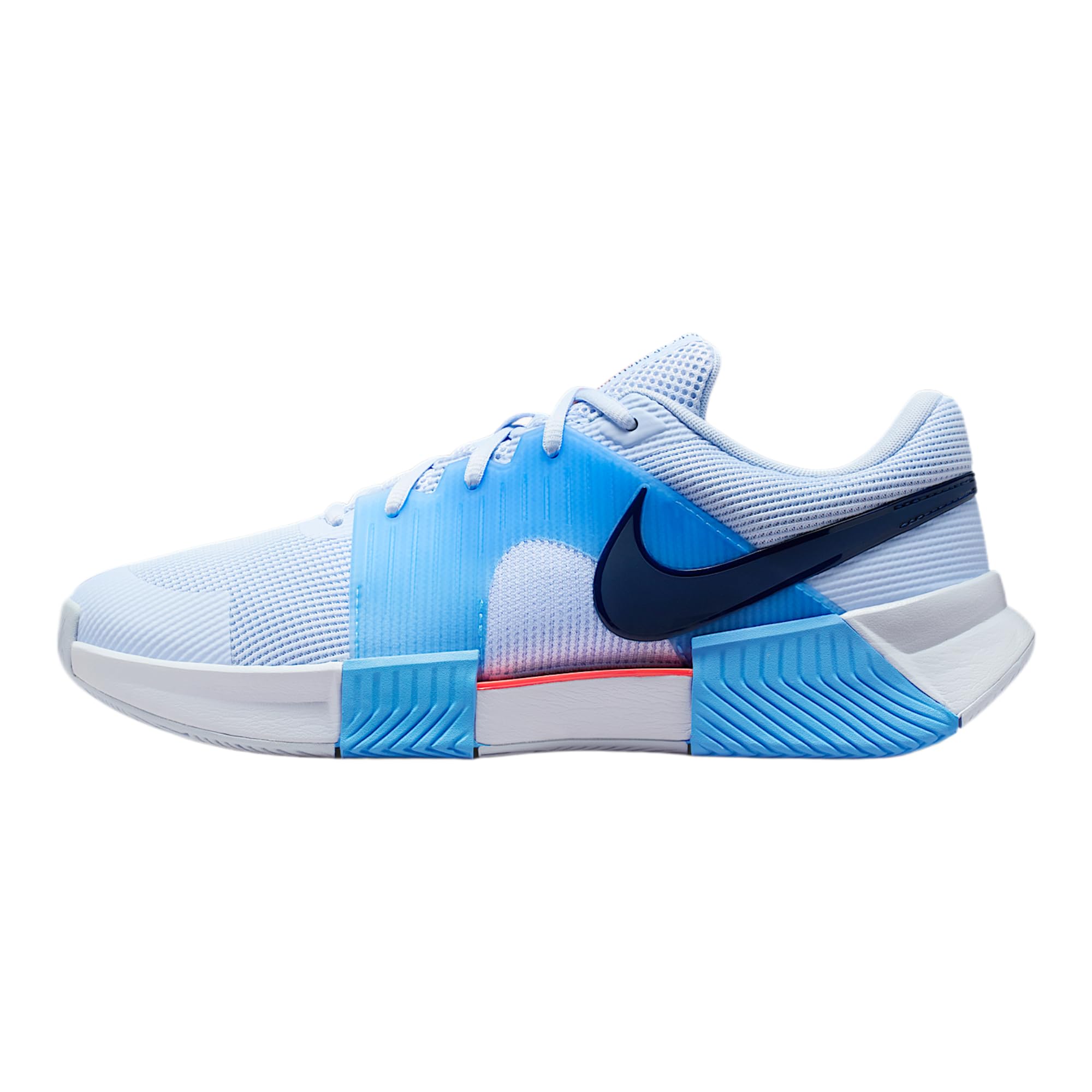 Nike GP Challenge 1 5 Mens Hard Court Tennis Shoes Hydrogen Blue University Blue Hot Lava Midnight Navy