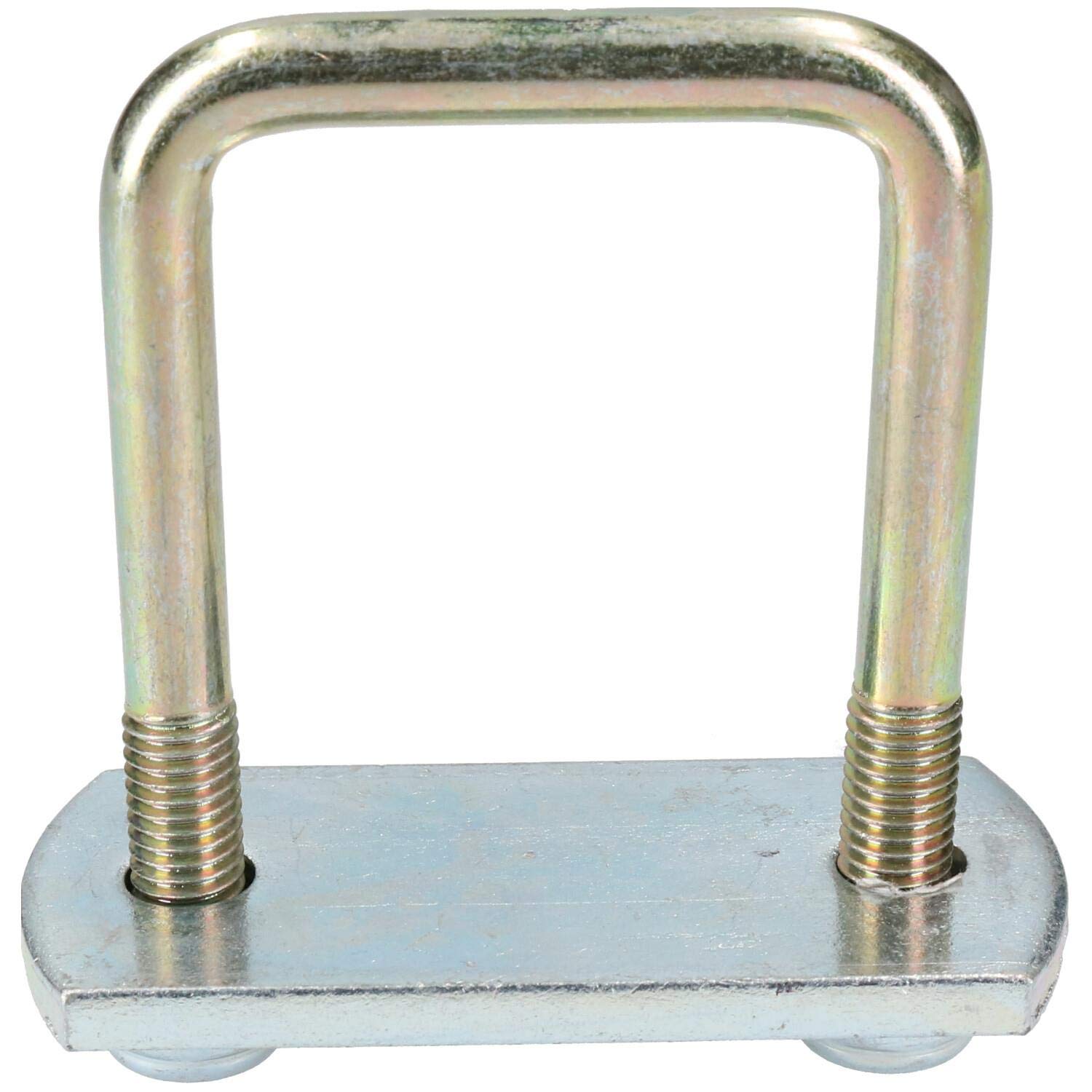 Cavallotto N-Bolt M10 50 mm x 80 mm con piastre e dadi, ad alta resistenza, confezione da 4