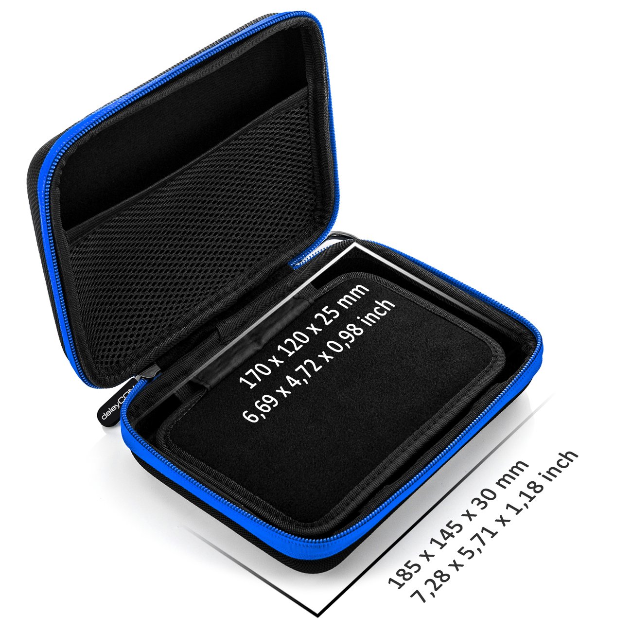 deleyCON Étui GPS Navigation - Jusqu'à 6 & 6,2 (17x12x4,5cm deleyCON Étui GPS Navigation - Jusqu'à 6 & 6,2 (17x12x4,5cm