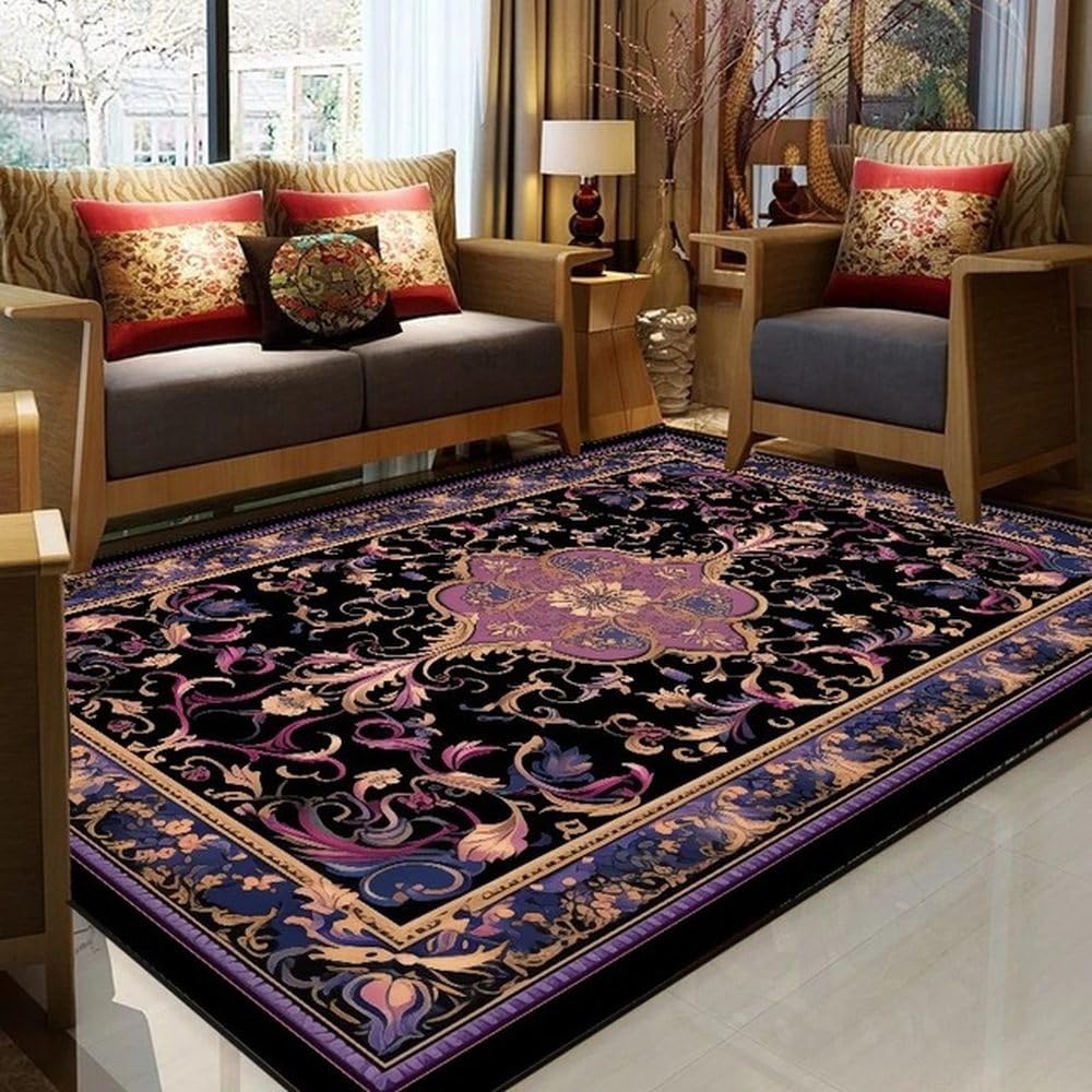 Tapis de salon rétro américain résout le manque de chaleur 200X200