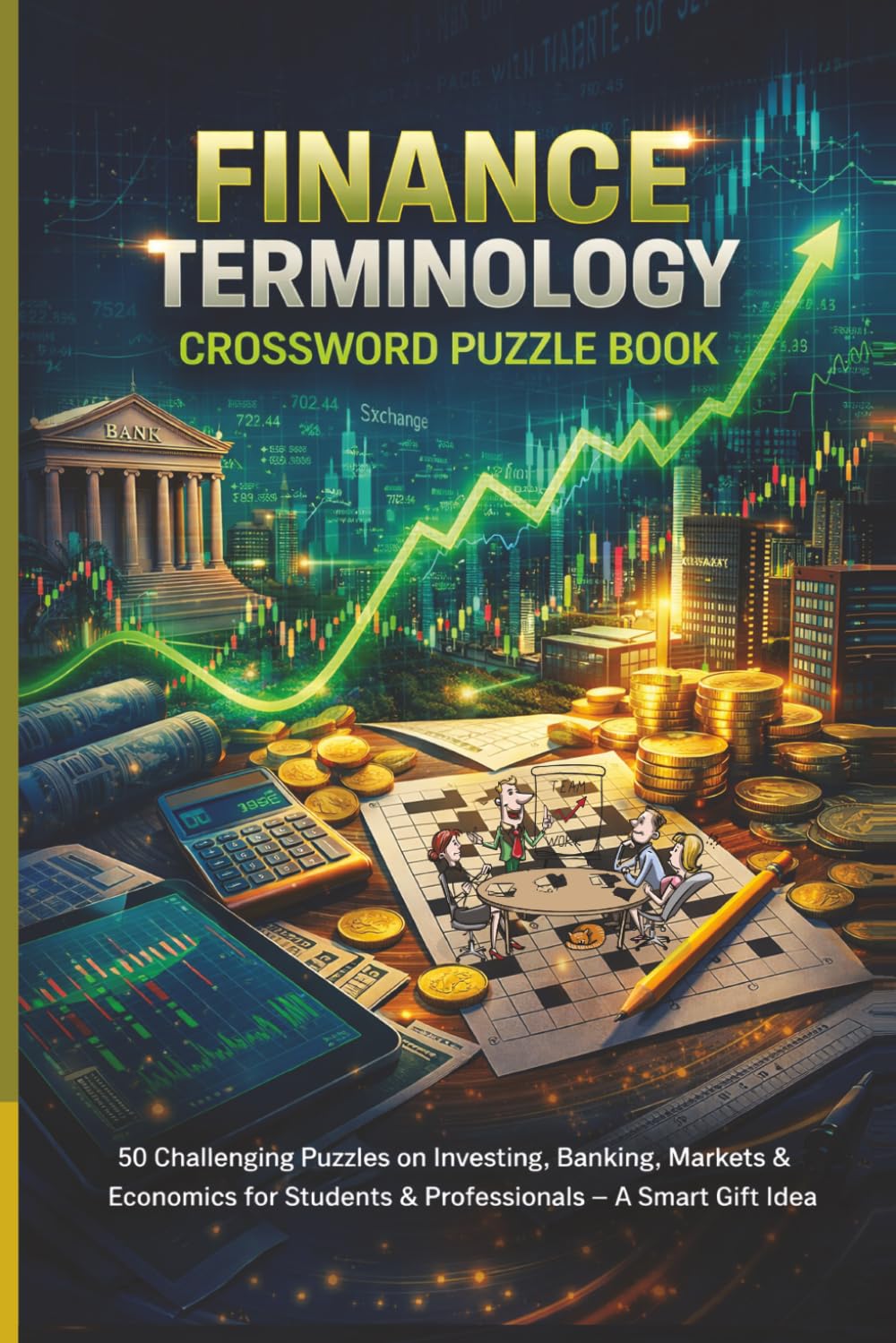 Finance Terminology Crossword Puzzle Book: 50 Challenging Puzzles on Investing, Banking, Markets & Economics for Students & Professionals – A Smart Gift Idea (MajorPuzzles Series)
